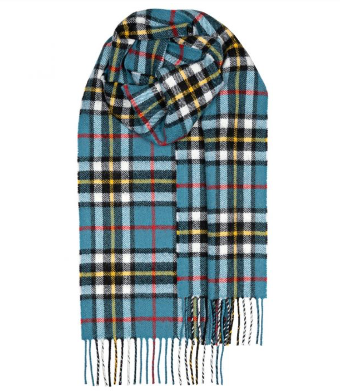 Lochcarron Tartan Scarf Thomson Blue