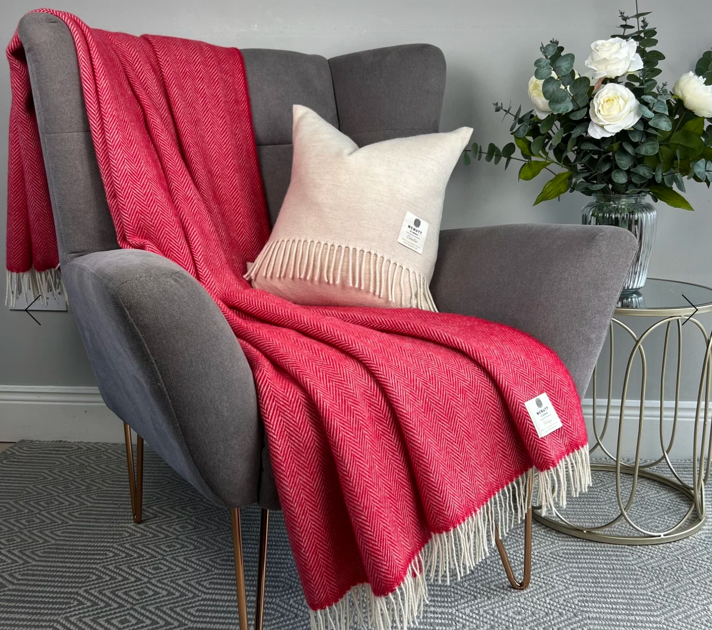 McNutt Collection Heritage Herringbone Throws
