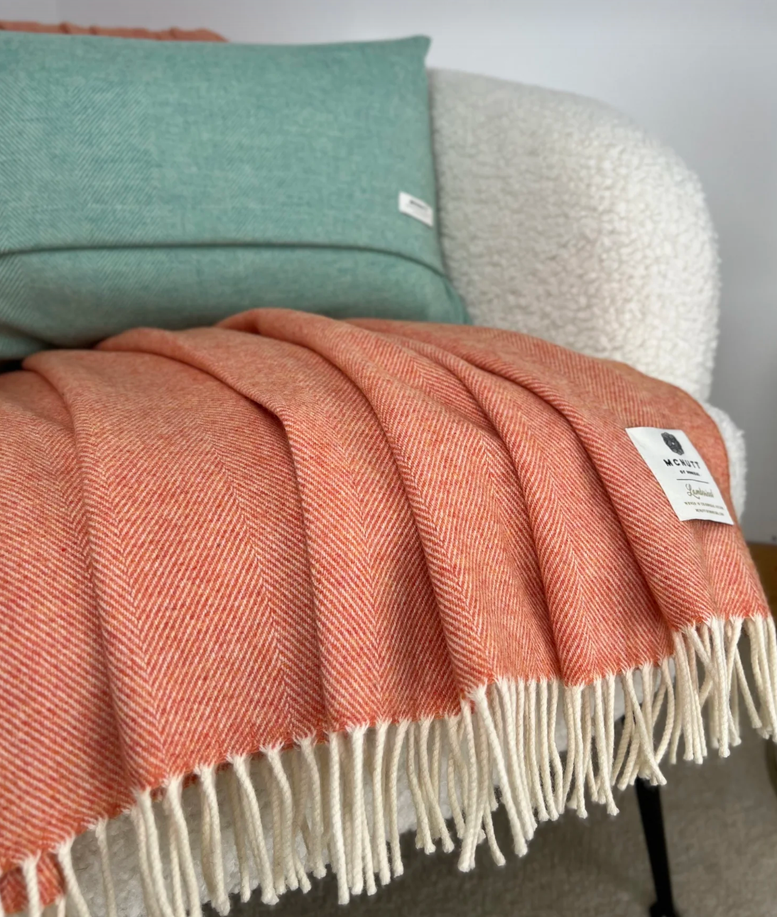 McNutt Lambswool Herringbone Throws