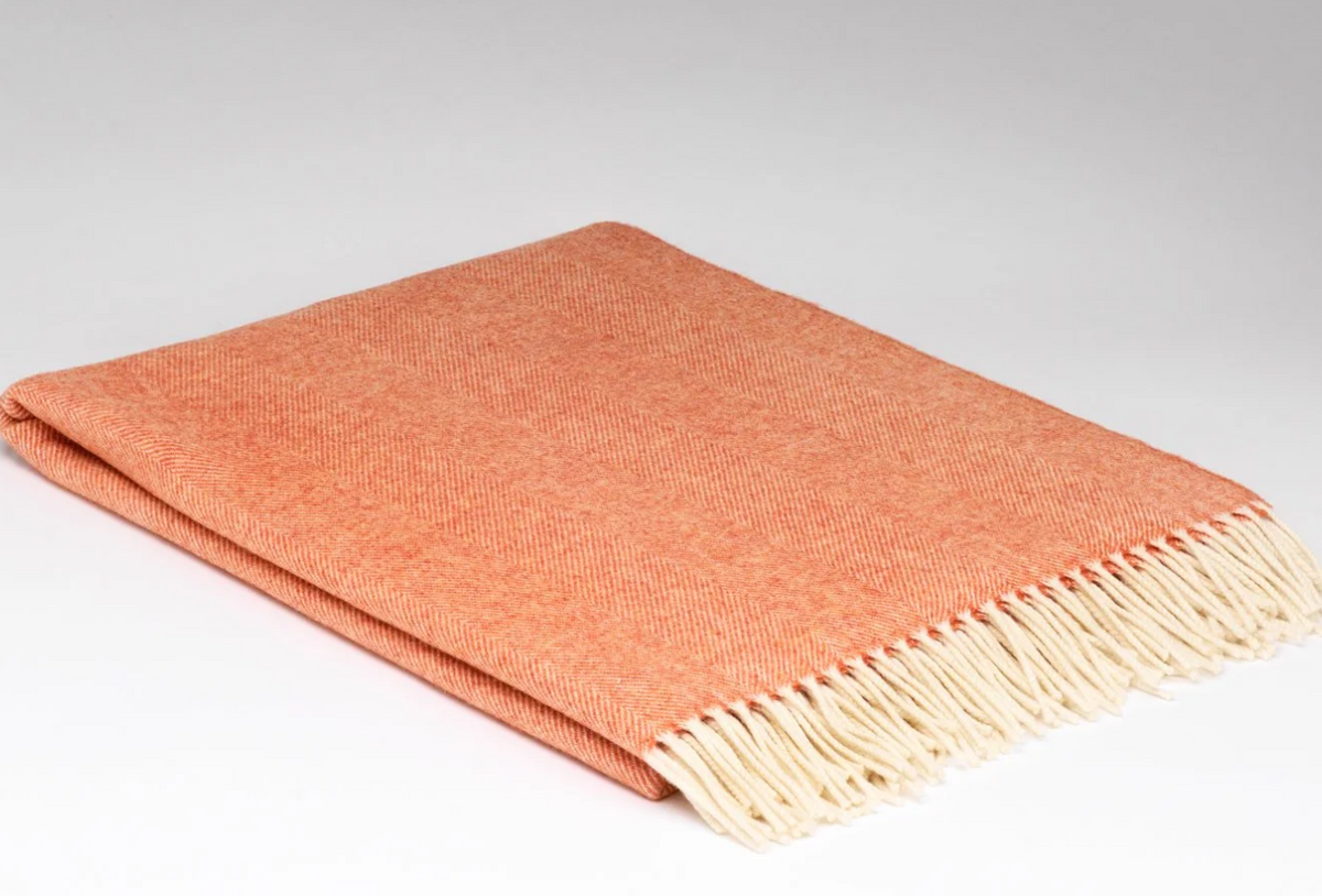 McNutt Lambswool Herringbone Throws