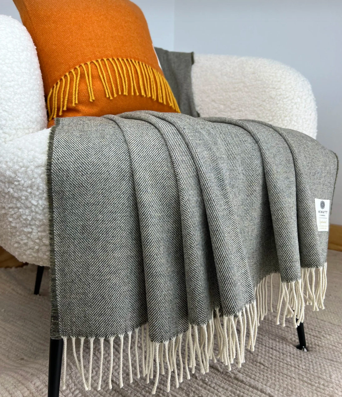 McNutt Lambswool Herringbone Throws