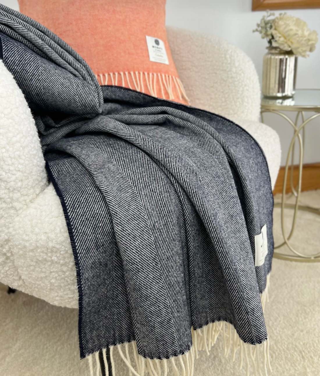 McNutt Lambswool Herringbone Throws