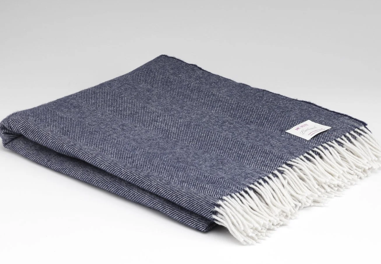 McNutt Collection Supersoft Herringbone Throws