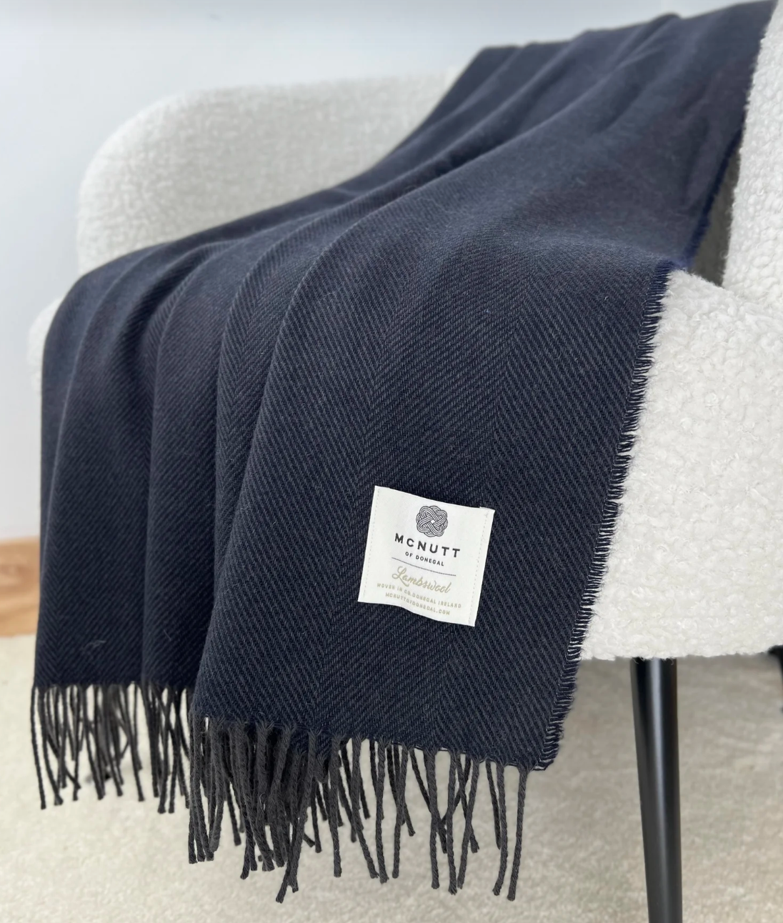McNutt Collection Supersoft Herringbone Throws