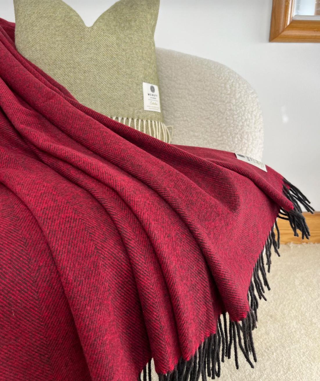 McNutt Lambswool Herringbone Throws