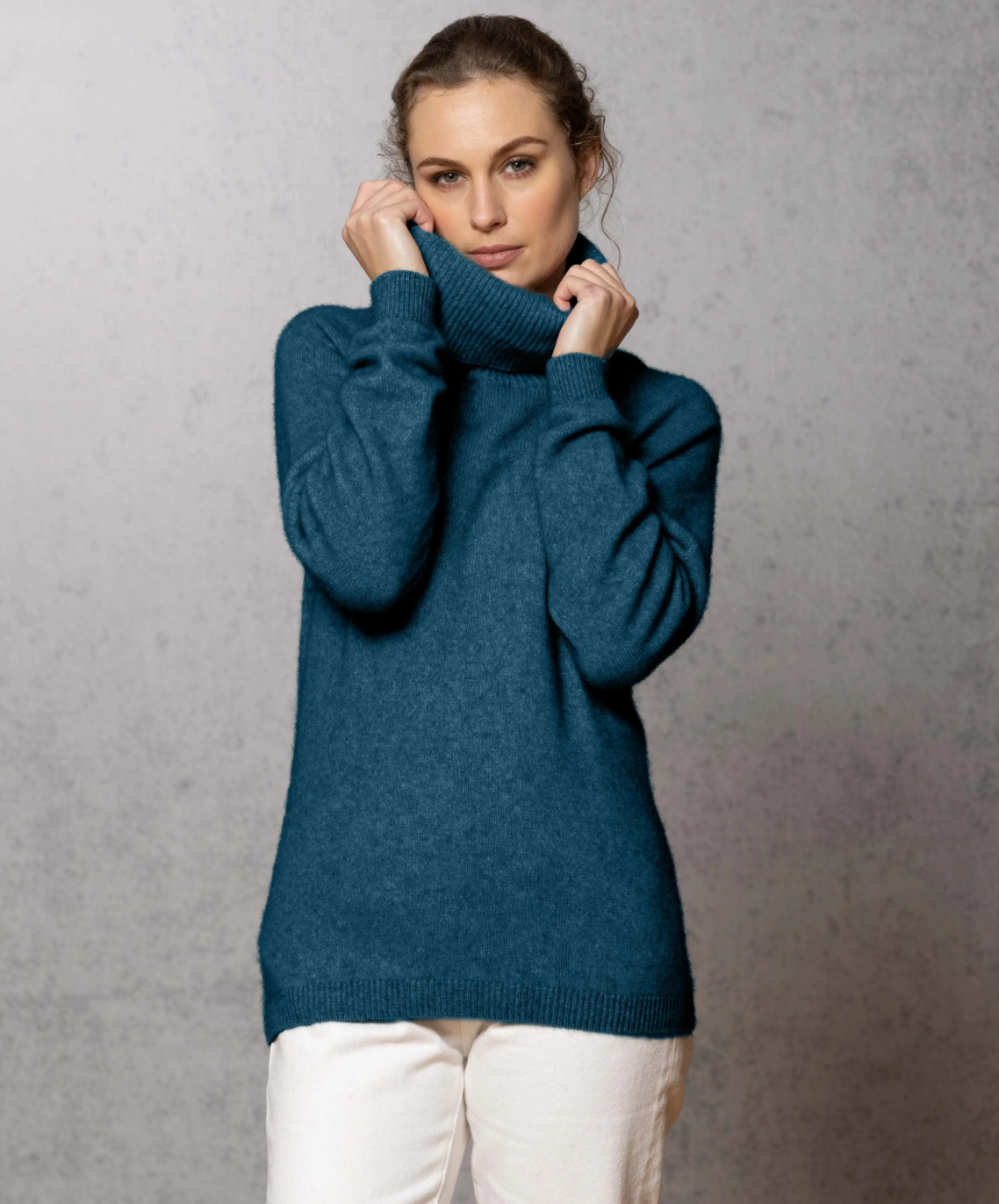 Noble Wilde Polo Neck Women's Possum Merino Pullover