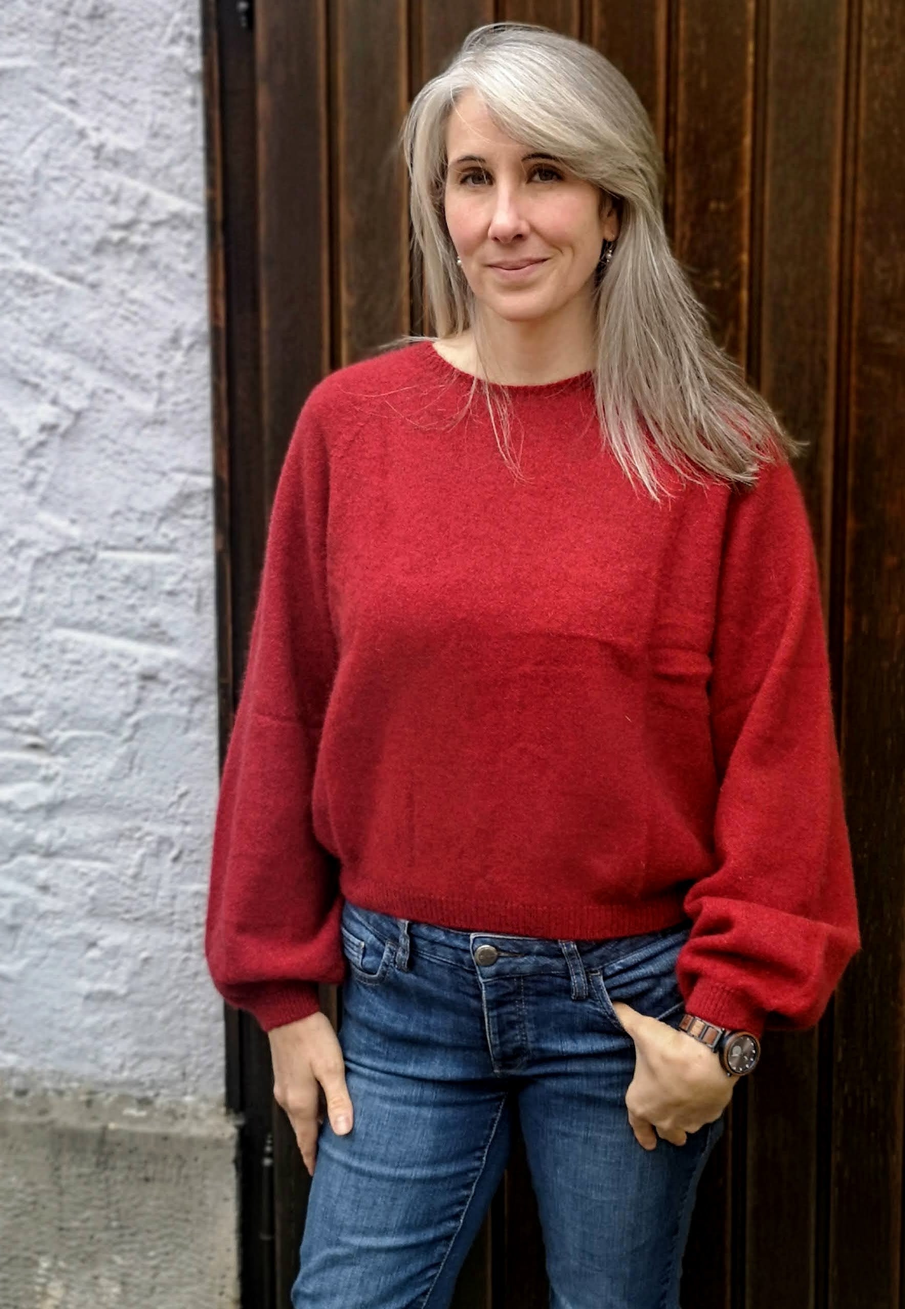 Noble Wilde Women's Pullover Bellow Sleeve Twilight