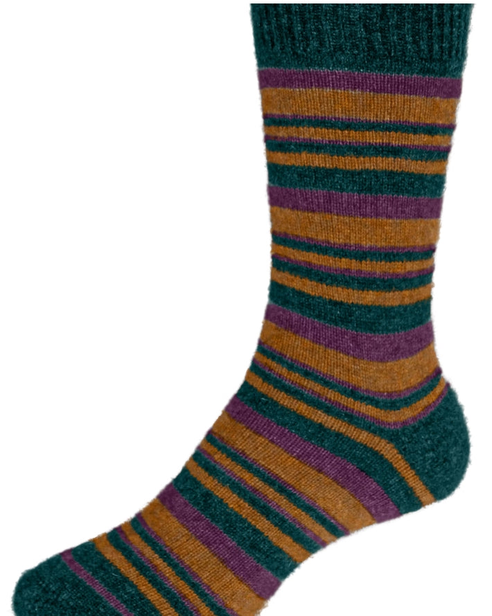 Noble Wilde Sock Mini Striped Hoop