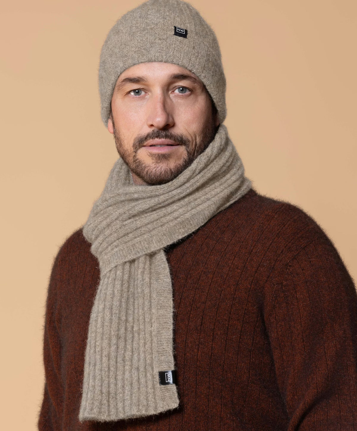 Noble Wilde Scarf Rib Possum-Merino