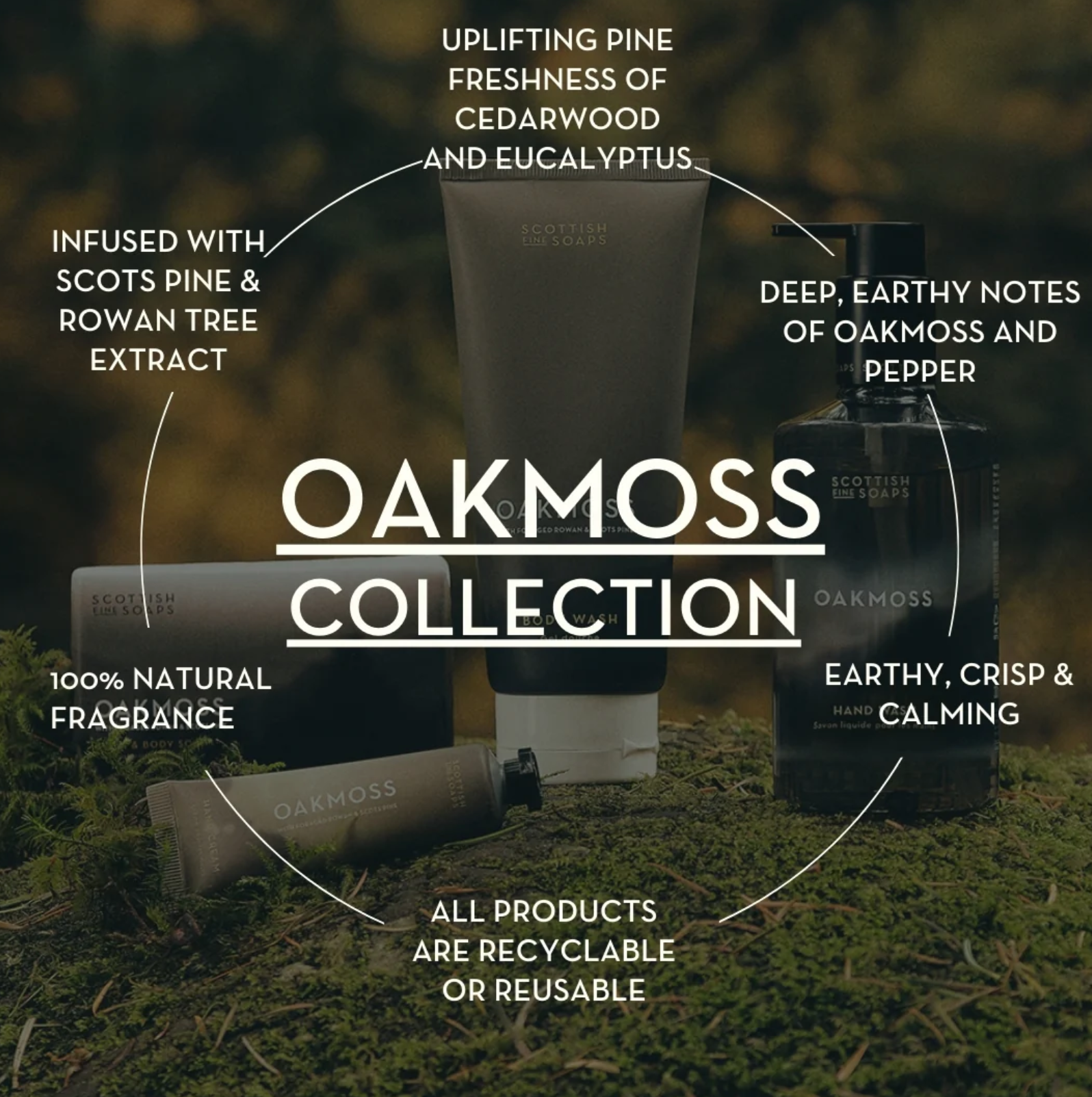 SFS Oakmoss Soap Cleansing Bar 220g