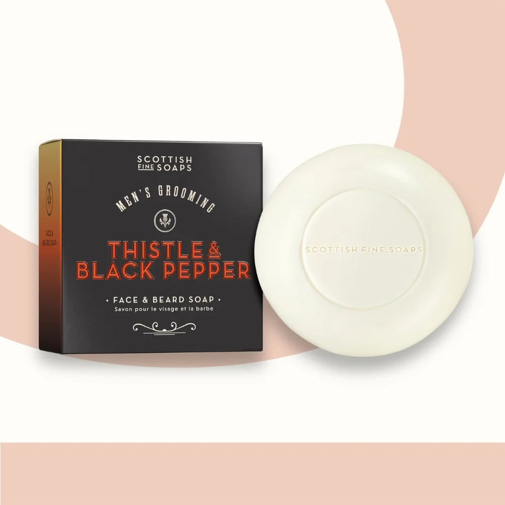 SFS Thistle & Black Pepper Men's Grooming Refill Rasierseife 100g