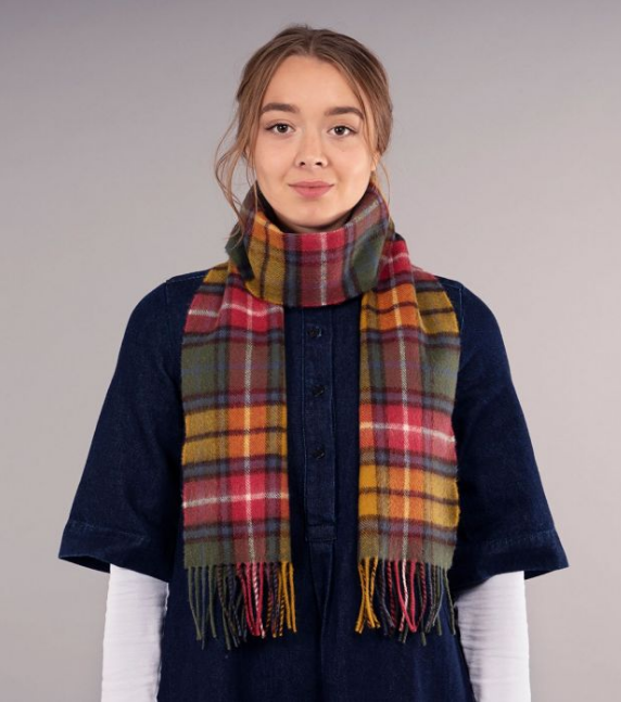 Lochcarron Tartan Scarf Buchanan Antique