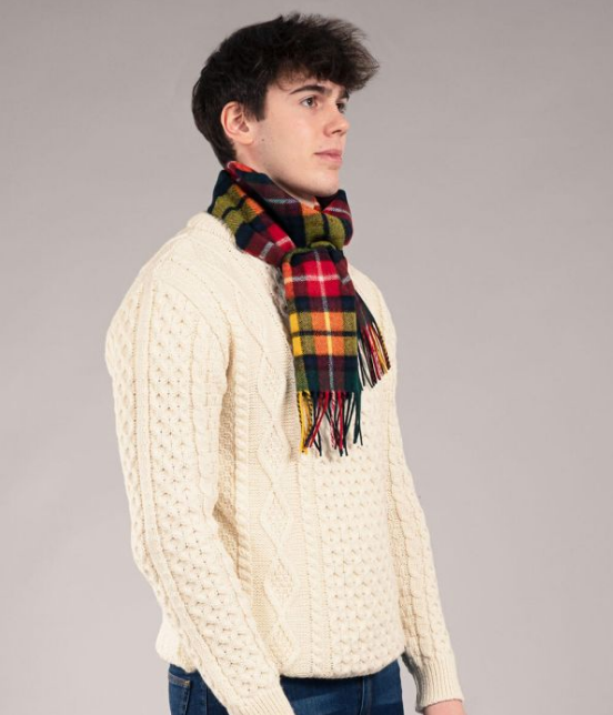 Lochcarron Tartan Scarf Buchanan Modern