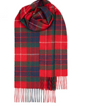 Lochcarron Tartan Scarf Fraser Red Modern