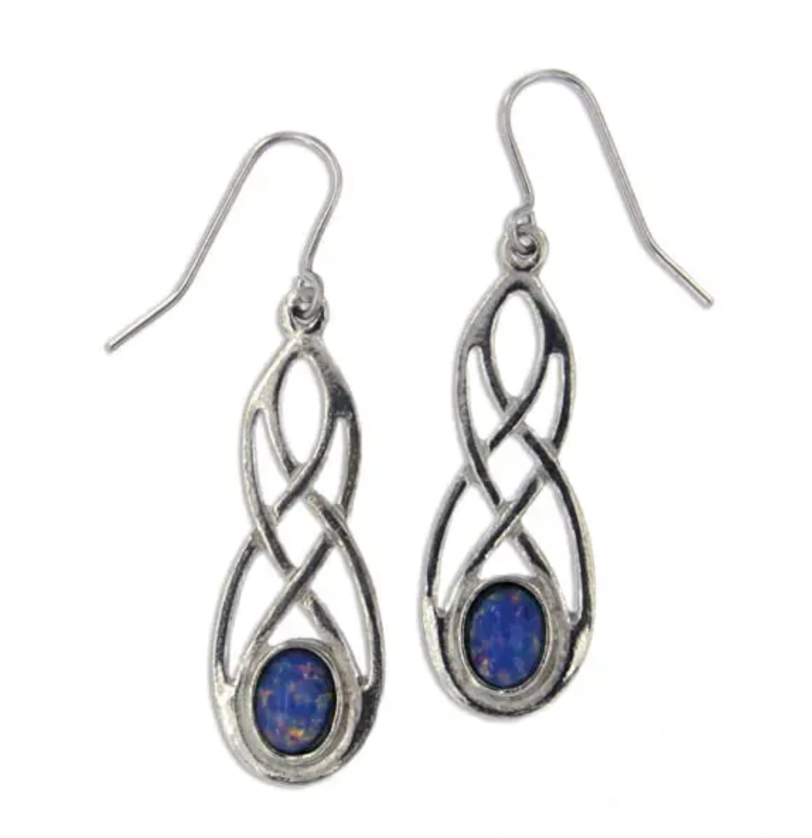 St. Justin PE45L - Celtic Bow Earrings
