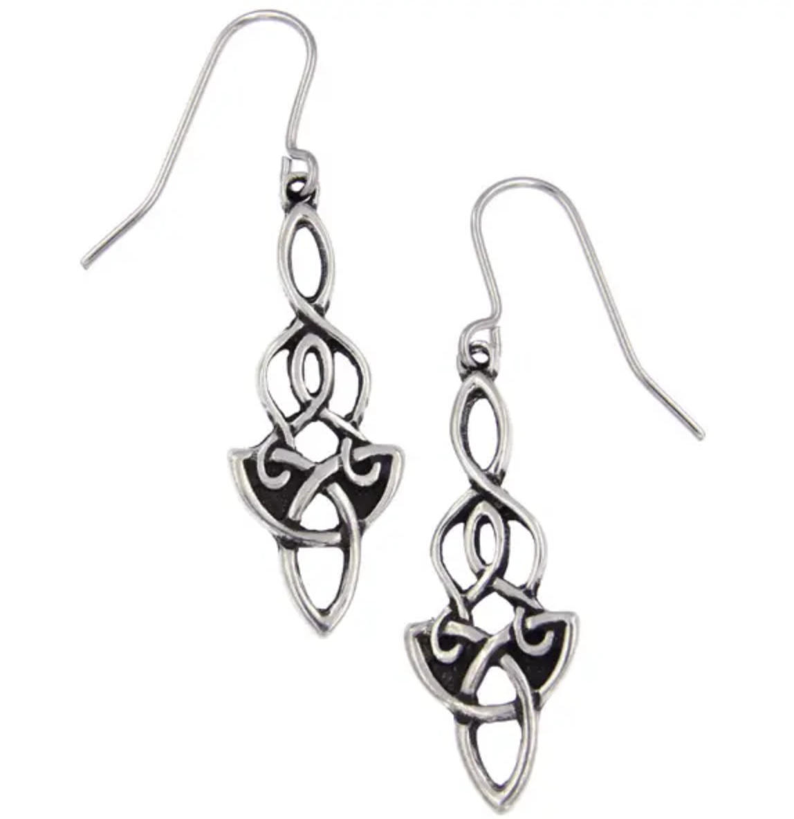 St. Justin PE691 - Dragon Knot Drop Earrings