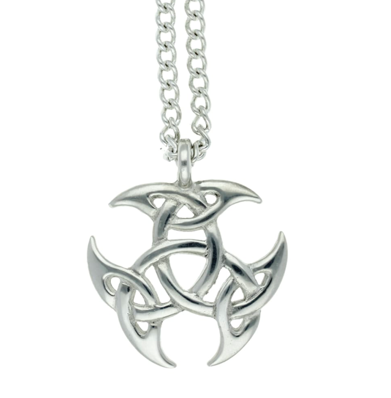 St. Justin PN2100 - Tribal Trefoil Pendant Pewter