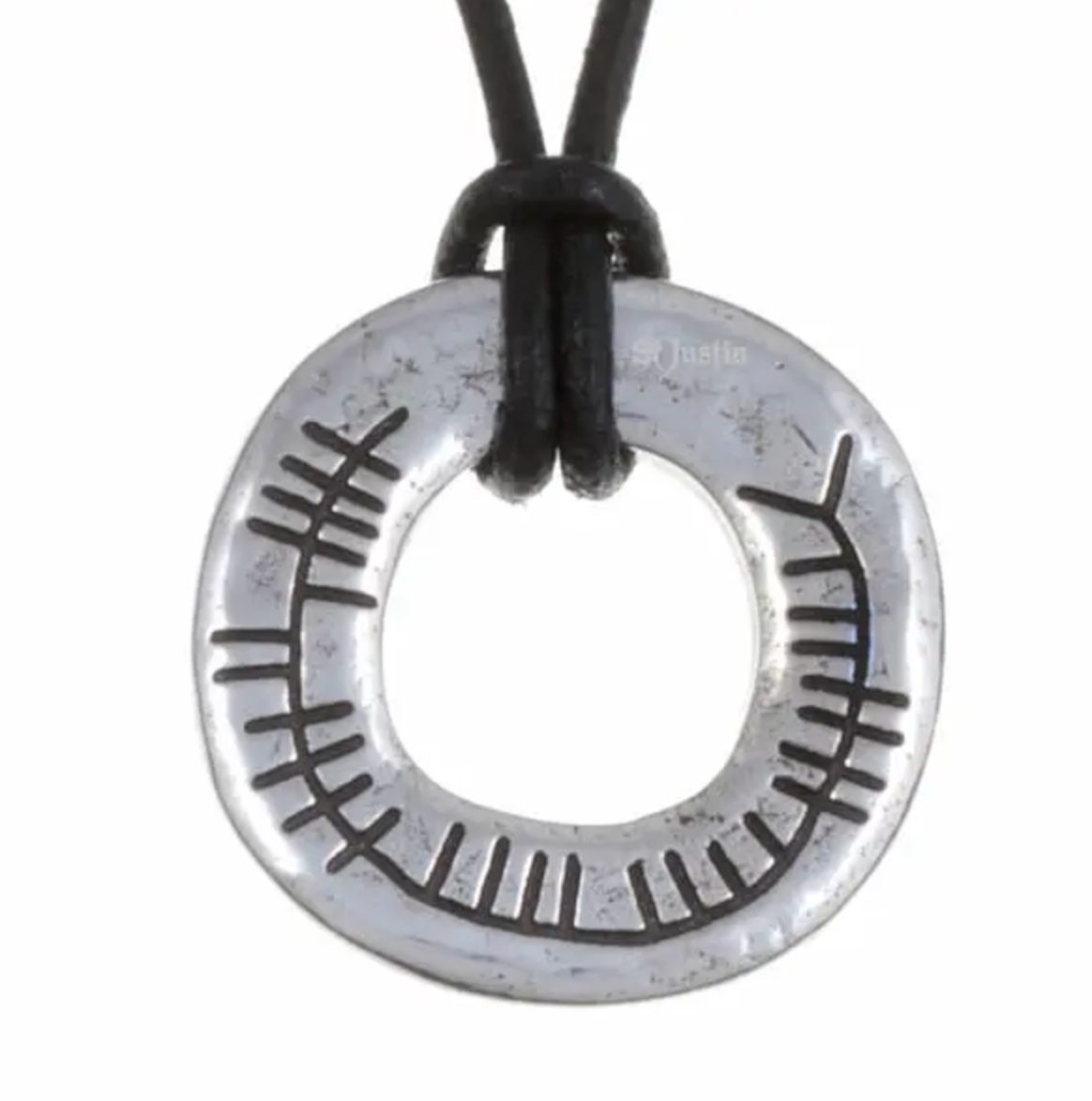 St. Justin PN682 - Celtic Blessing Pendant Pewter