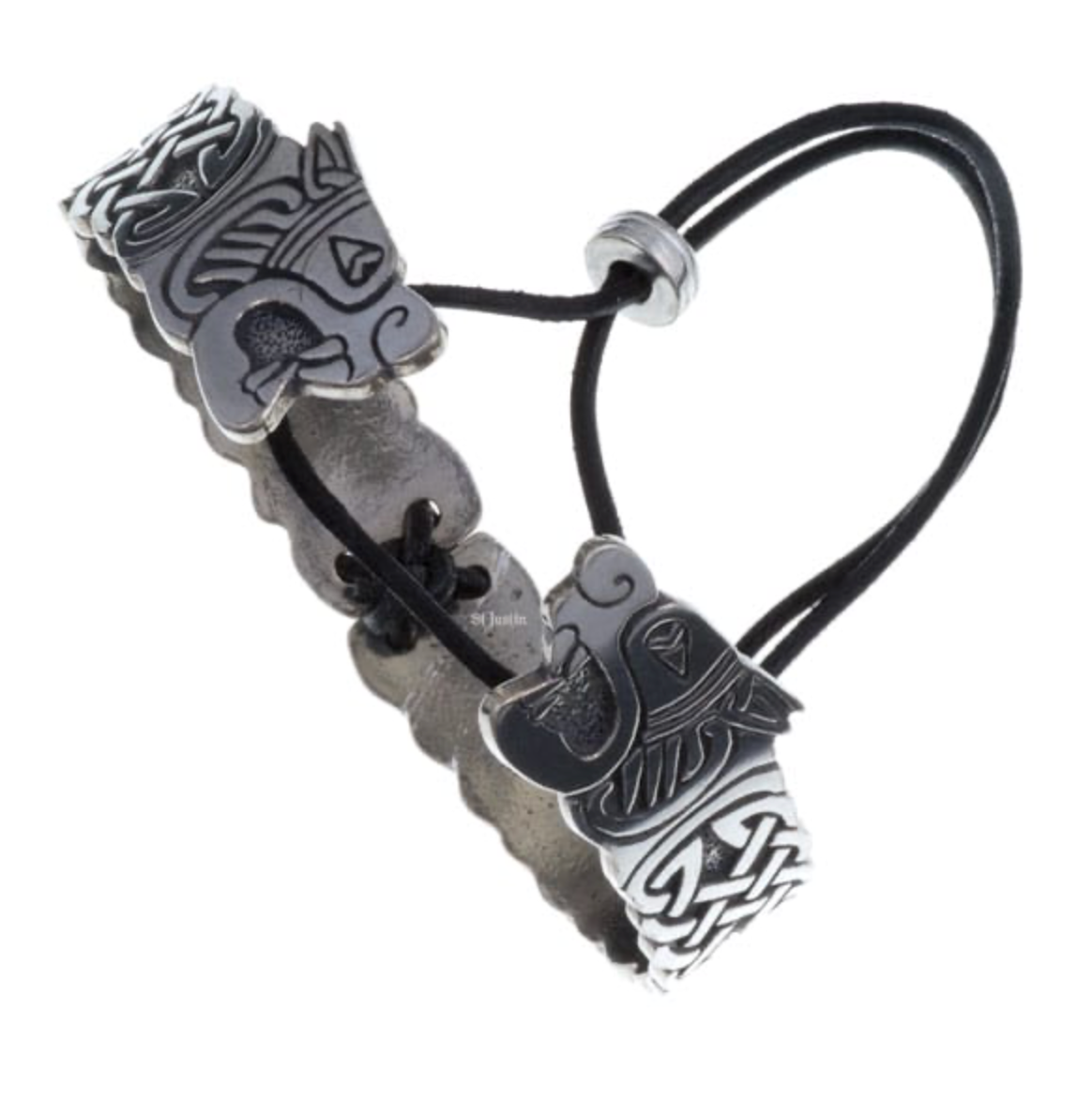St. Justin TB06M - Twin Beast Bangle Pewter