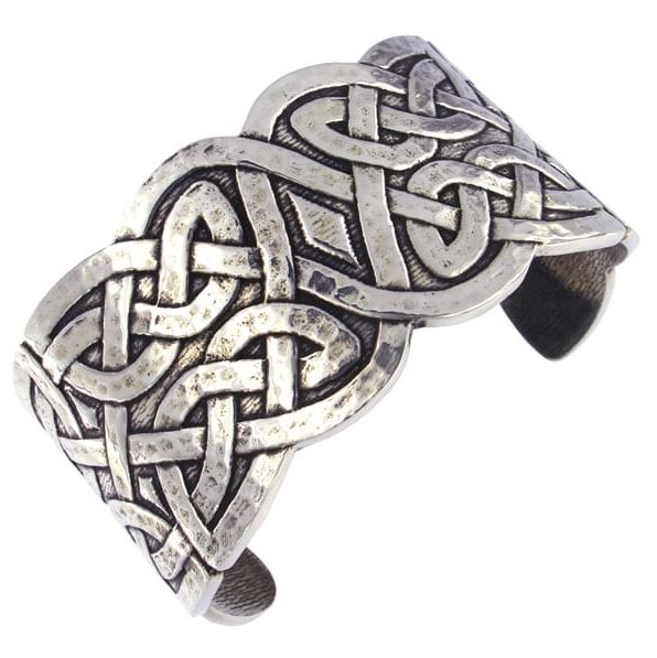 St. Justin TB101 - Celtic Cuff Bangle