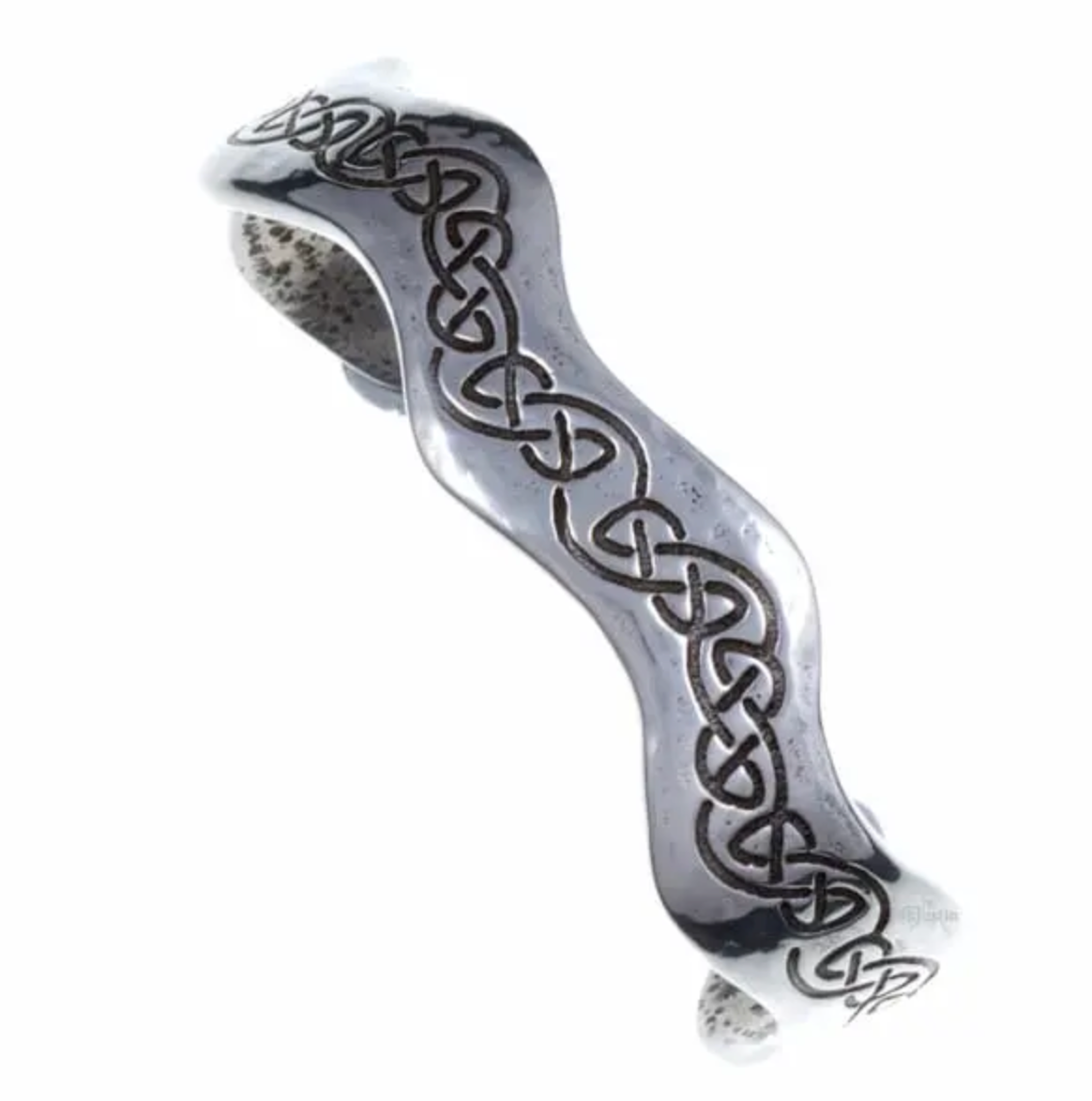 St. Justin TB106 - Celtic Knot Wavy Celtic Bangle