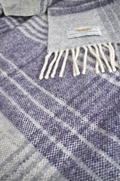 Studio Donegal Throw Plaid Mountain Heather