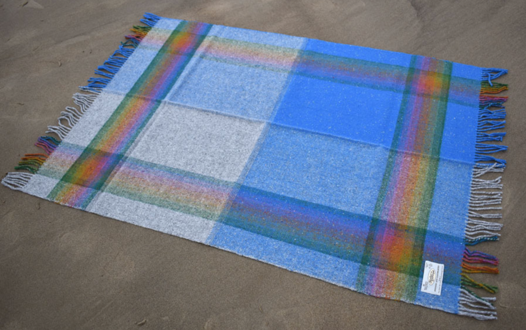 Studio Donegal Throw Plaid Prism Spectrum