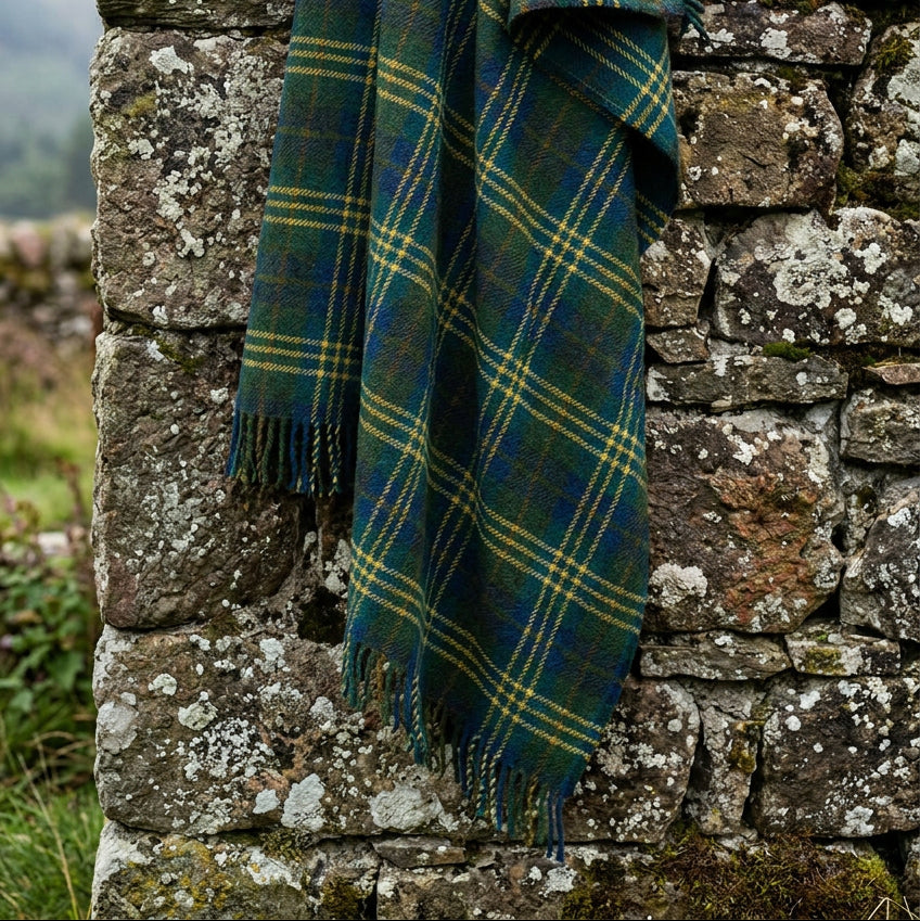Tweedmill Tartan Throw - Forest