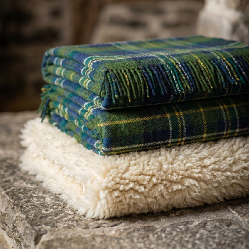 Tweedmill Tartan Throw - Forest
