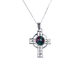 Heathergems pendant silver cross SP401
