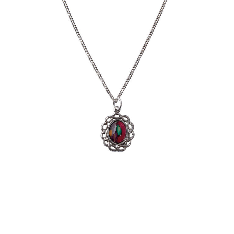Heathergems Celtic Oval Pewter Pendant HP30