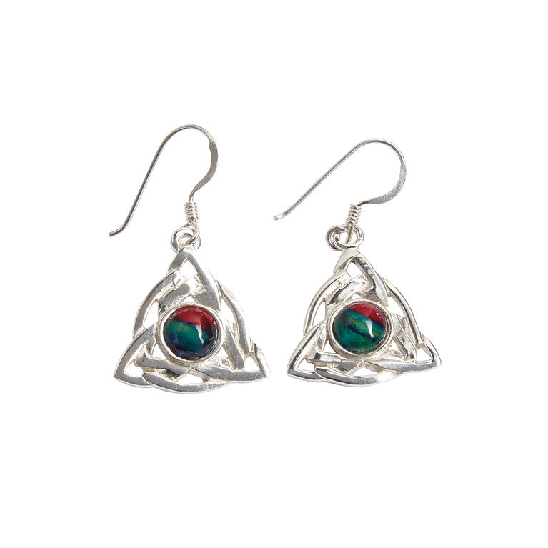 Silver Triangle Dop Earrings SE32