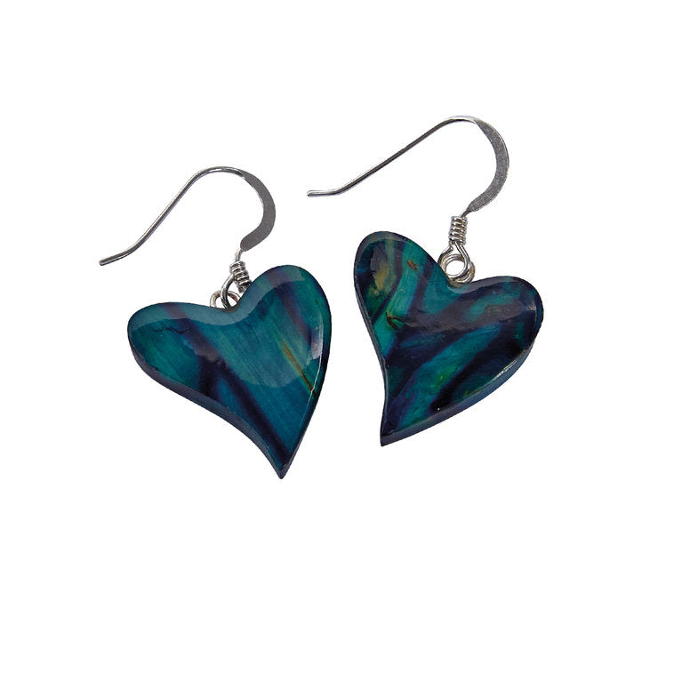 Heathergems Quirky Heart Drop Earrings SE64