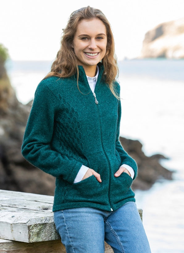 Noble Wilde Ladies Jacket Honeycomb Paua