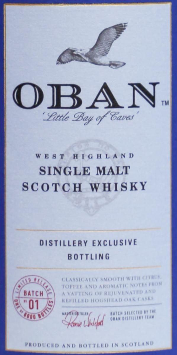 Oban distillery limited 2018