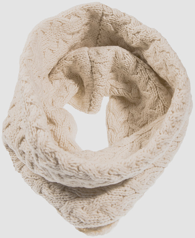 AWM B859 Infinity Cable Scarf Supersoft Merino Wool Snood