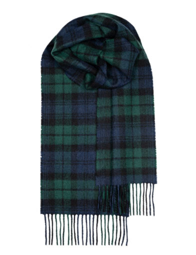 Lochcarron Tartan Scarf Black Watch Modern