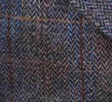 British House Men's Jacket Noah Grey Denim Harris Tweed Herrensakko 2023