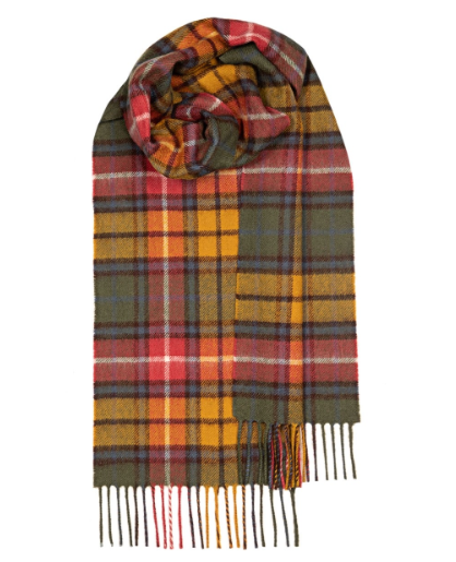 Lochcarron Tartan Scarf Buchanan Antique