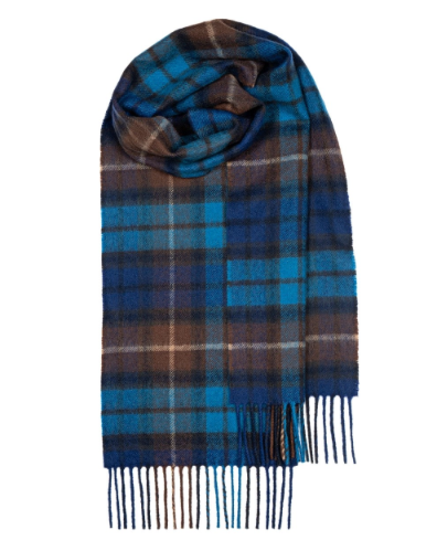 Lochcarron Tartan Scarf Buchanan Blue