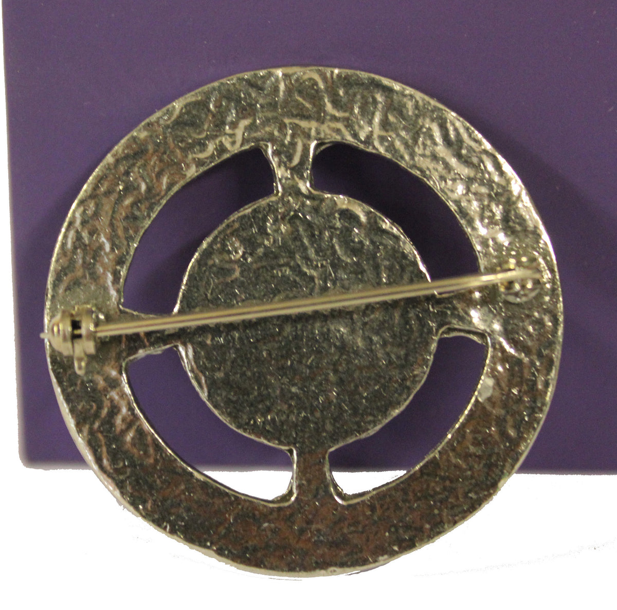 Heathergems Pewter Plaid Brooch HB50