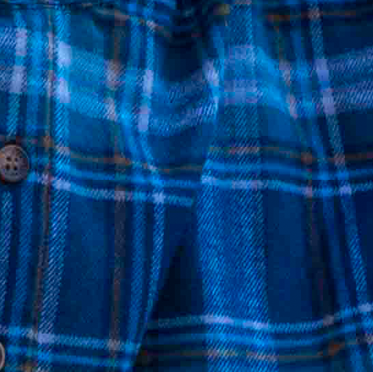 Lee Valley LV8 Grandfather Shirt Flannel Blue Check