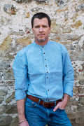 Lee Valley VR17 Grandfather Shirt Cotton Green Striped