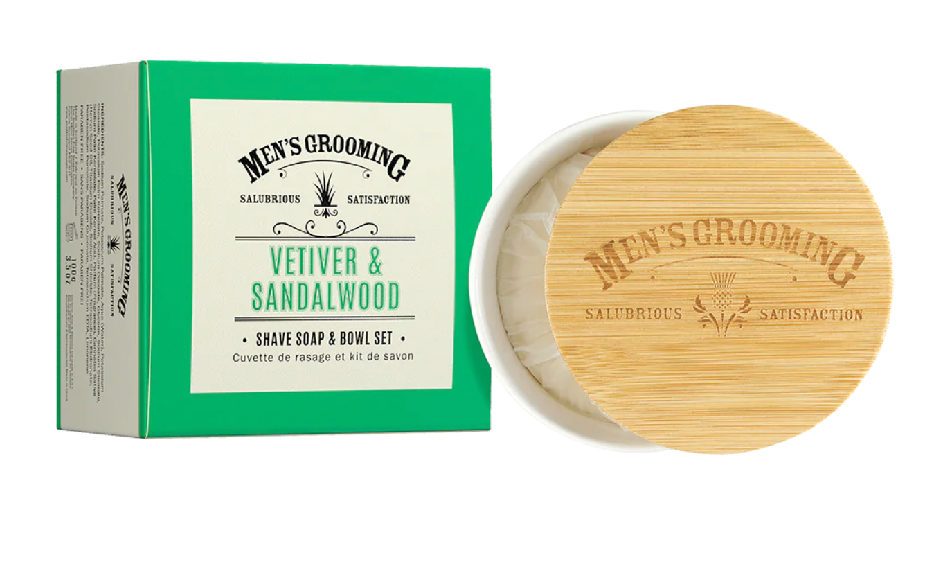 SFS Vetiver Shave Bowl / Rasierseife mit Schüssel
