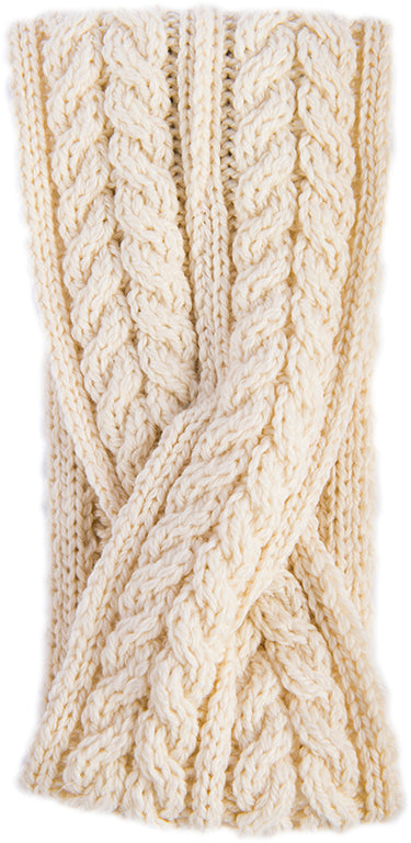 AWM B538 Aran Cable Knit Headband